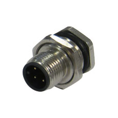 ELCO 法兰插座连接器-M12针座（M）系列